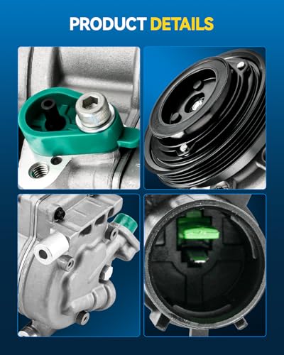 Image of PHILTOP 158307 NEW Air Conditioner AC Compressor with Clutch for Hyundai Elantra 2007-2010, 2011-2012 2.0L