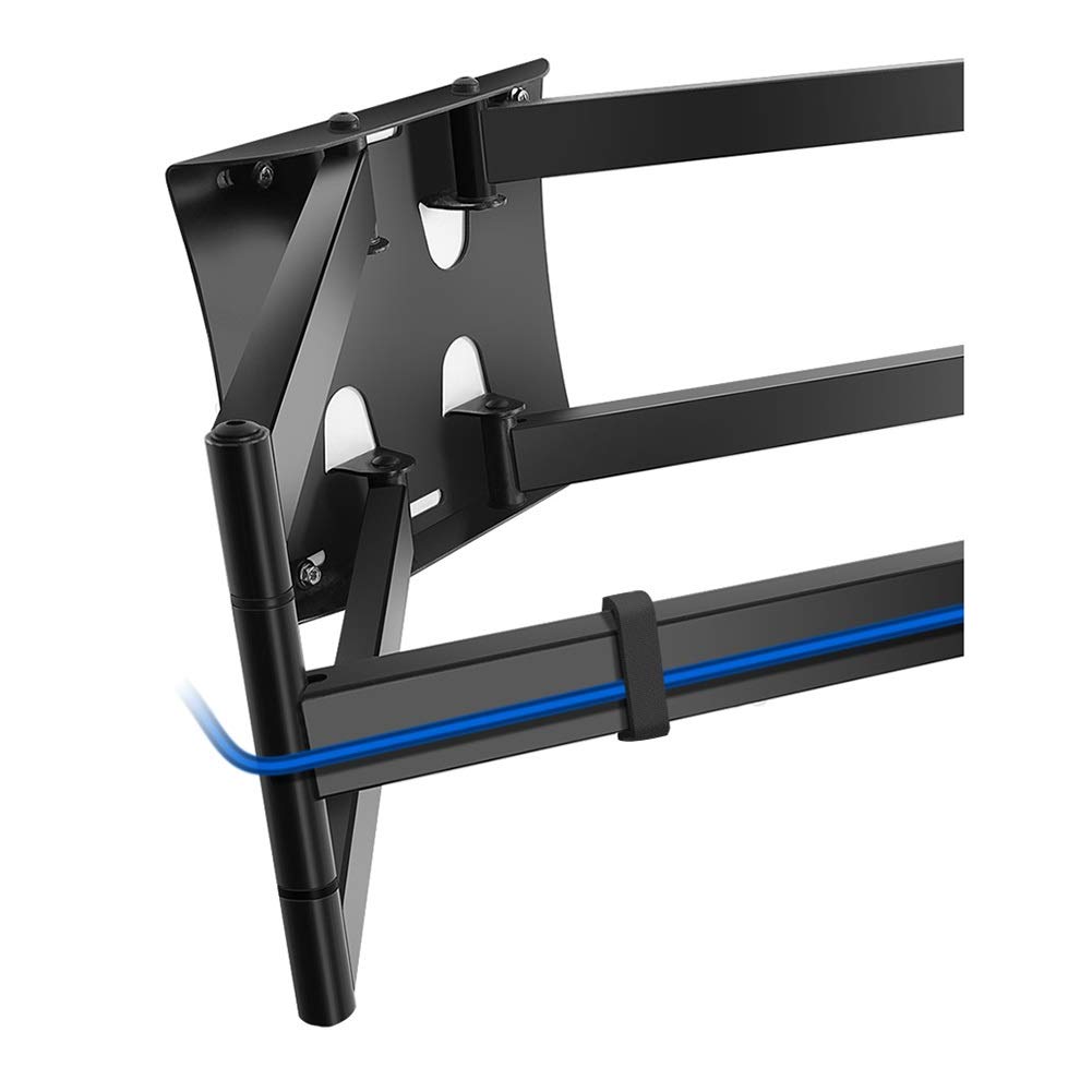 Staffa da Parete Fissa per Montaggio a Parete TV, Supporto da Parete per TV Ultra Sottile per TV LED LCD al Plasma Full HD da 36-85 Pollici Max VESA 600x400, capacità 80 kg