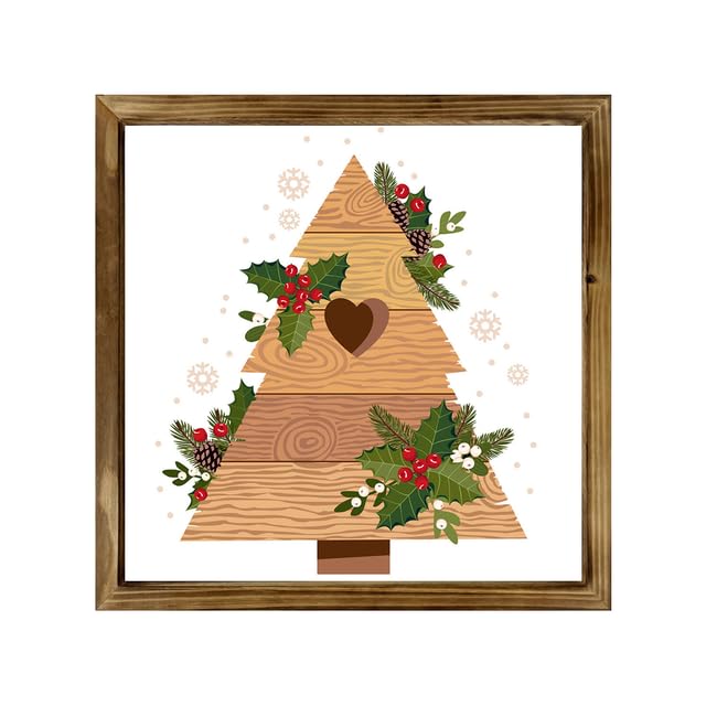 glitzhome Cartello in legno rustico, 90,5 cm, con scritta in