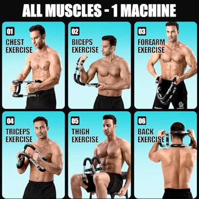 2025 New Twister Arm Trainer, 40-90lbs 3-Position Adjustable Chest Exerciser for Men & Women, Detachable Upper Body Workout Equipment for Home/Gym/Travel, Fitness Anywhere