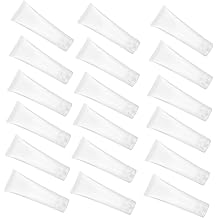 LIFKOME 22pcs 50ml Refillable Plastic Cosmetic Bottles with Flip Cover, Travel Squeeze Tubes for Facial Cleanser and Skin Care Storage Containers