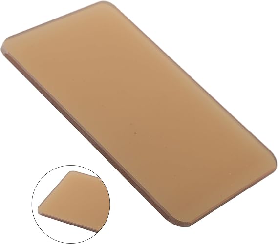 Replacement Stove Glass, Outdoor Firewood Barbecue Stove Door Glass High Temperature Resistant Blocking Flame Retardant Glass for Camping Cooking Supplies(11.5 * 6.7)