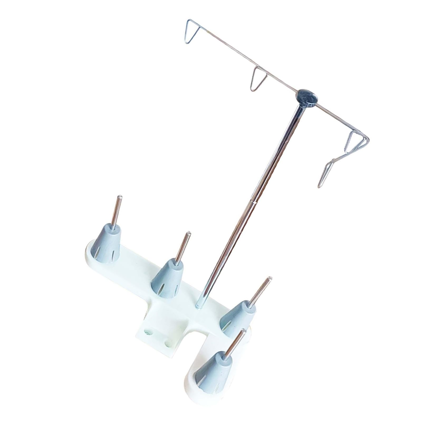 TENYELE Thread Holders 4 Spools Thread Rack Embroidery Thread Spool Holder Sewing Thread Stand for Embroidery Sewing