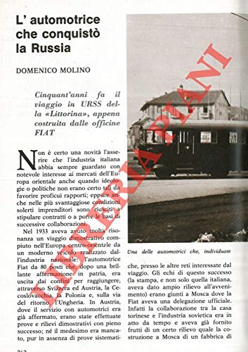  L\'automotrice che conquisto\' la Russia.