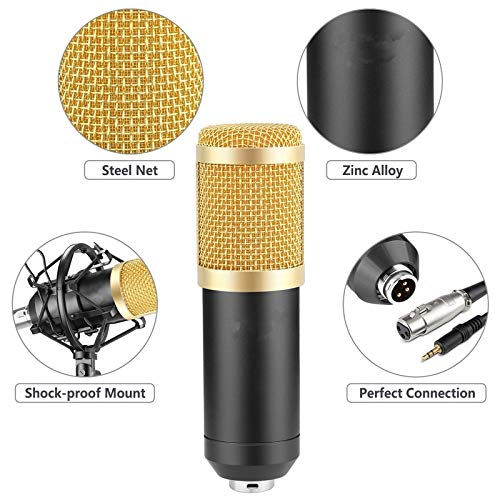 Microphone condensateur éliminant les bruits de clavier sur ordinateur