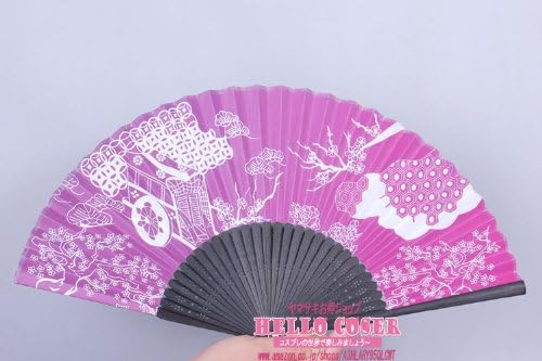 Amazon コスプレ道具 小物 東方project 西行寺幽々子風 扇子 せんす 面白小物 コスチューム コスプレ 仮装 通販