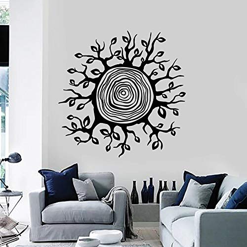 mlpnko Tatuajes de Pared tocón de Hoja de árbol decoración del hogar Dormitorio habitación de bebé Pegatina de Vinilo 85X85cm