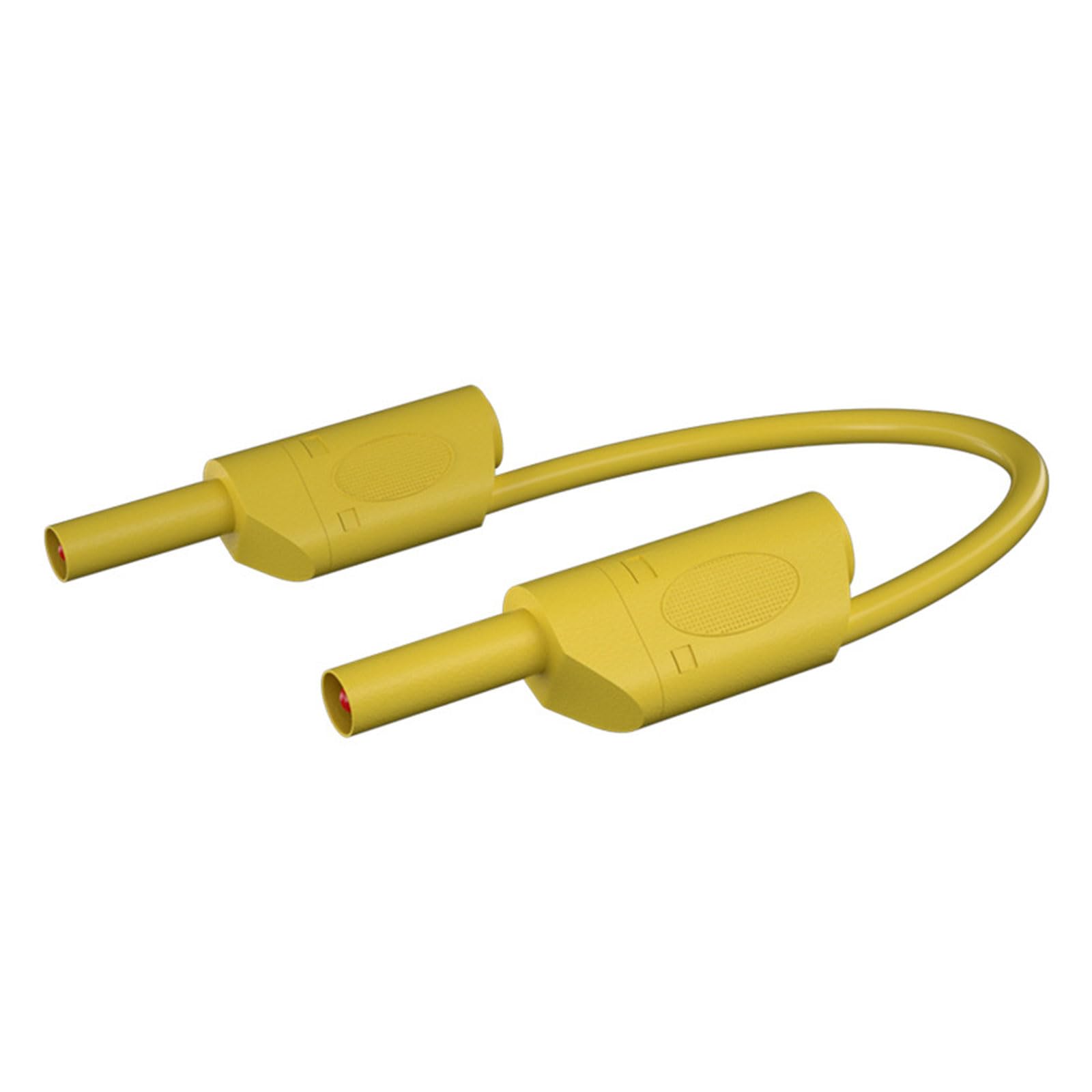 Cavo di prova flessibile in silicone, 5 pezzi, connettore a banana da 4 mm, set di cavi multimetro da 1 metro con design di sicurezza per l'uso con multimetri, cavo di prova per apparecchiature di