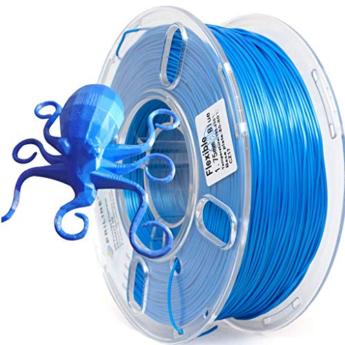 PRILINE TPU-1KG 1.75 3D Printer Filament, Dimensional Accuracy +/- 0.03 mm, 1kg Spool, 1.75 mm, Blue