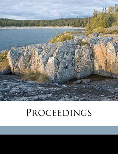 Proceeding, Volume v.1, 1881