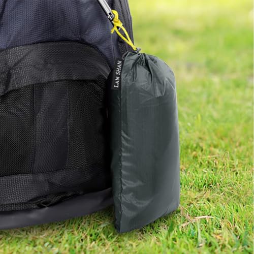 Image of MIER MIER 1-2 Person Ultralight Waterproof Footprint Outdoor Camping Tent Tarp Canopy Blanket Picnic Ground Sheet Mat, Ultralight Tent Fitted, 2 Person | Ultralight ground cover, tear-resistant footprint, waterproof shelter base, tent floor protector, hiking essential