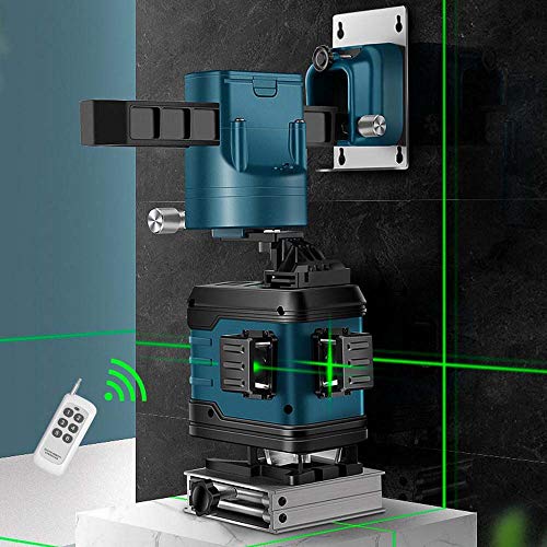 Nivel láser de línea cruzada autonivelante 360 verde nivel láser autocompensante, haz...