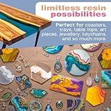 1L Epoxy Resin Kit For Beginners | Deep Pour, No Bubble, UV Resistant, 35 Minute Work Time, Clear Casting Resin With Hardener Uk | Food Safe Craft Resin Art Kit For Adults - Image 7