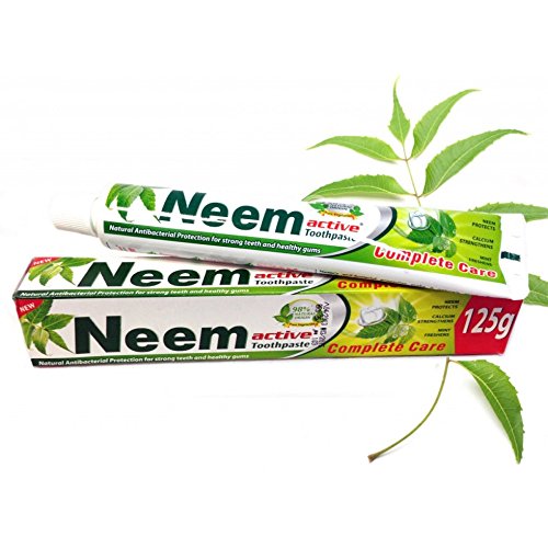 Neem Active Herbal Ayurveda Toothpaste with Pure Extract of Neem Herb (125 g)