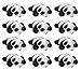 Wildlife Tree 12 Pack Panda Mini 4 Inch Small Stuffed Animals, Bulk Bundle Zoo Animal Toys, Jungle Safari Party Favors for Kids
