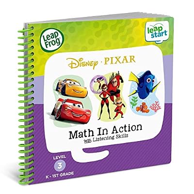 LeapFrog LeapStart 3D Disney Pixar Pals Math Book