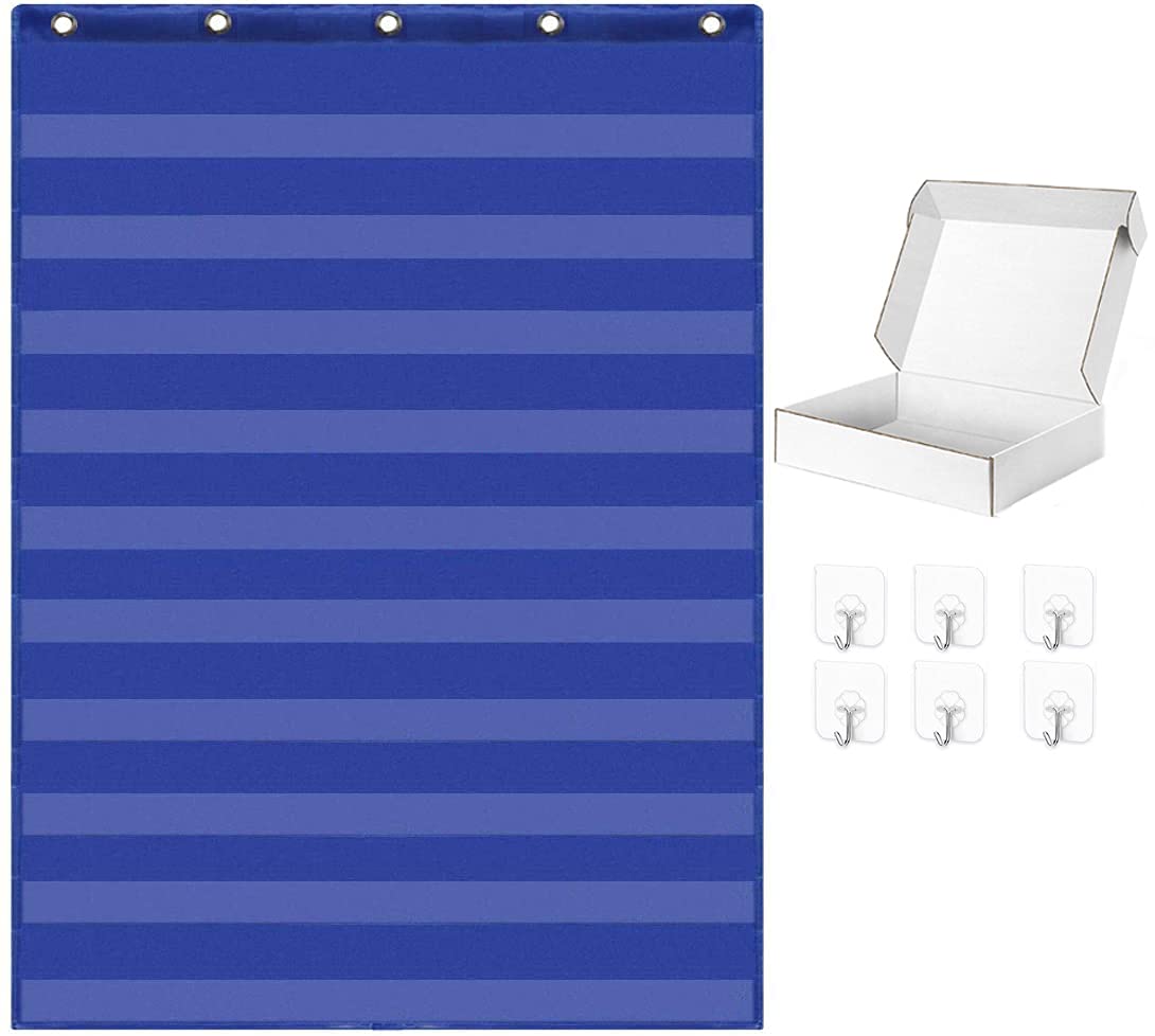 Buy Medeer Standard Pocket Charts, Clear 10 Pocket Chart for Teacher