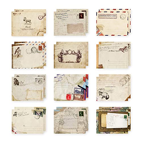 Mini Sobre De Color Sobres Pequeños 72 PCS Sobres Para Tarjetas De Felicitación Sobres Retro Sobre Vintage Para Regalos De Dinero Bodas Graduaciones Tarjetas De Navidad Artesanías Cover