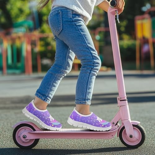 Toddler Girls Slip On Sneakers Little Girls Tennis Running Shoes Casual Walking Shoes4