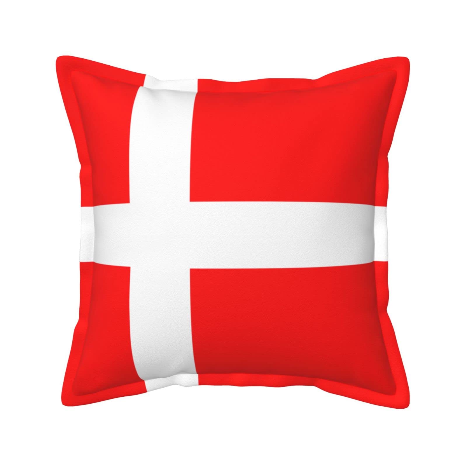 Housse de coussin Danemark en cuir léger pour déco haut de gamme