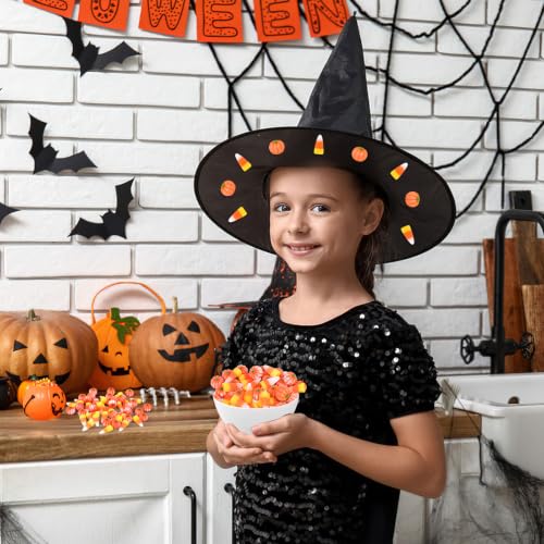 Image of JUNEBRUSHS 50 Pcs Fake Candy Corns Artificial Pumpkin Resin Ornaments