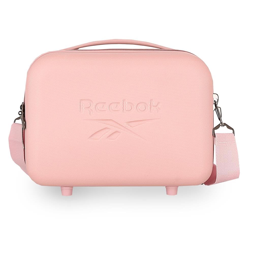 Reebok Franklin, Beauty case adattabile, realizzato in ABS, 29 cm x 21 cm x 15, maniglie con cerniera con fori per lucchetto, di Joumma Bags, CARNE, Trousse