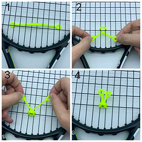 Tannius Tennis Racket Vibration Dampener, 3 Designs(4-6 Packs), Racket String Shock Absorber, Great Tennis Gift #TOP3