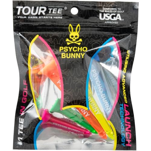 �T�C�R�o�j�[ �S���t TOUR TEE�R���{ TOUR TEE NEON 5�{�Z�b�g PBMG6AT1 �����O�e�B�[ �V���[�g�e�B�[ �c�A�[�e�B�[ 2025�N�H�~���f�� PsychoBunny GOLF �J���[:�}���`�i91�j