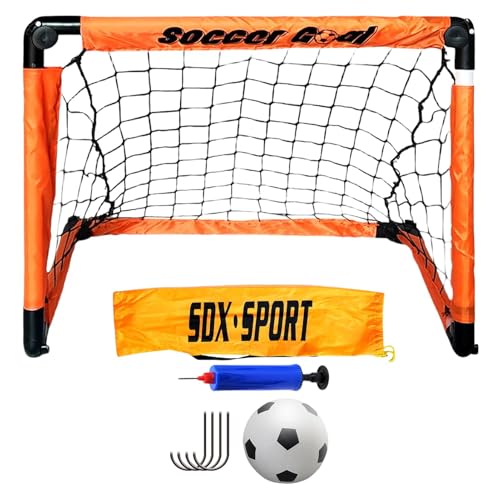 Outdoor Soccer Net, Foldable Goal For Kids, Portable Training Net, Lightweight Design, Durable Frame, Easy Setup, Carry Bag Incl