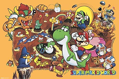 Póster de Super Mario World 24x36