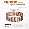 Jeracol 99.99% Soild Copper Bracelets for Men,3X Magnetic Bracelets Men with Ultra Strength Magnets,Adjustable Size&Jewelry Gift Box #3