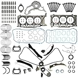 Engine Rebuild Head Gasket Set Rocker Arms Valve Lifters Kit Timing Chain Kit Bearing Fit For Jeep Grand Cherokee Wrangler Chrysler 200 Dodge Ram 1500 3.6L V6 2011-2016 5184352AF 5184332AA
