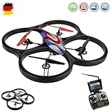 XXL 5.8GHz FPV PRO - 4.5-Kanal RC ferngesteuerter Quadcopter 3D Drohne mit Live-Kamera Monitor