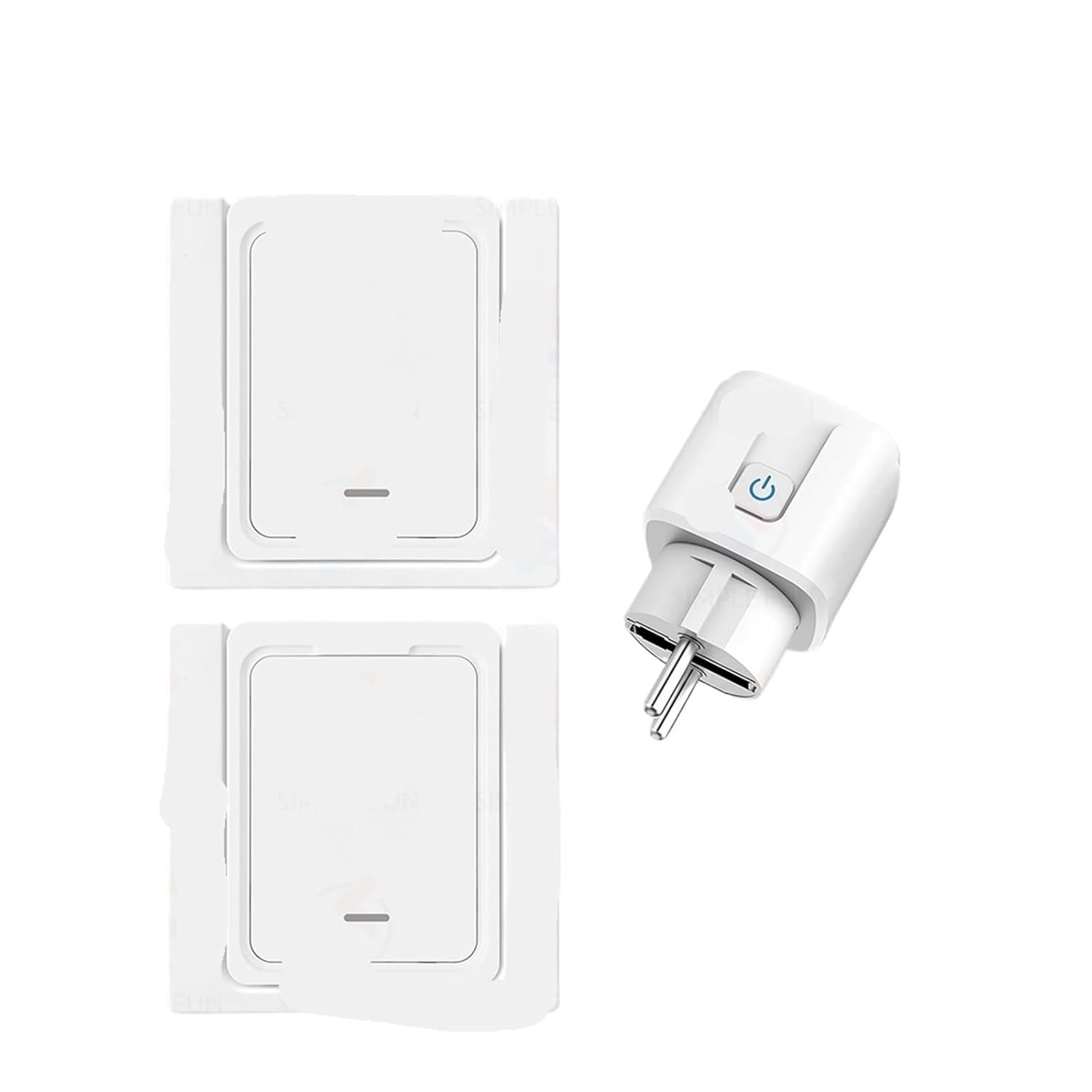 電源モニター付き16Aソケット、パネルスイッチ(1ソケット2パネル)。