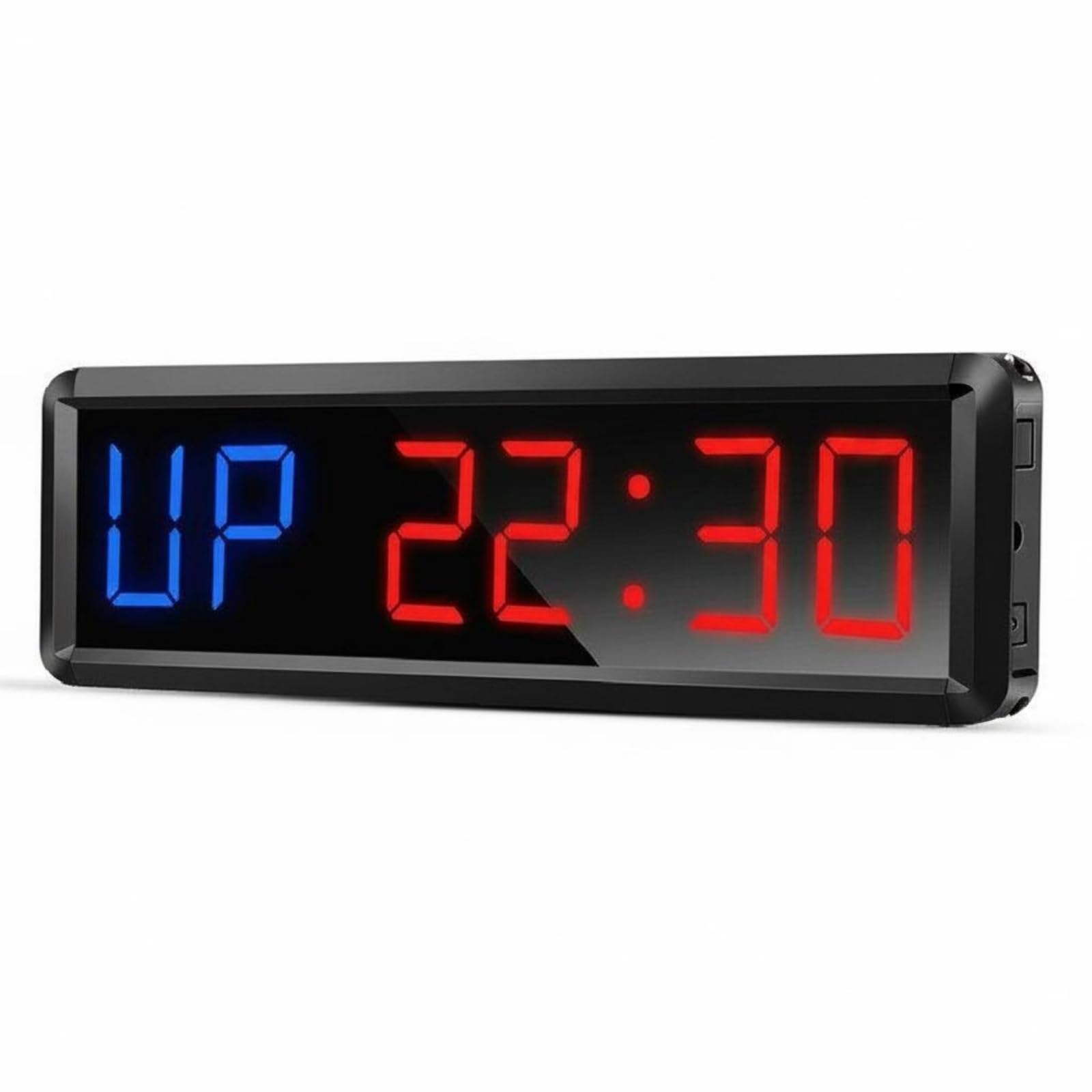 Custom Intervals Interval Gym Timer Infrared Controller Led Stopwatch Fitness Gear Countdown, Blue Red | Stopwatches Technology Running & Yoga Sporting-image-16