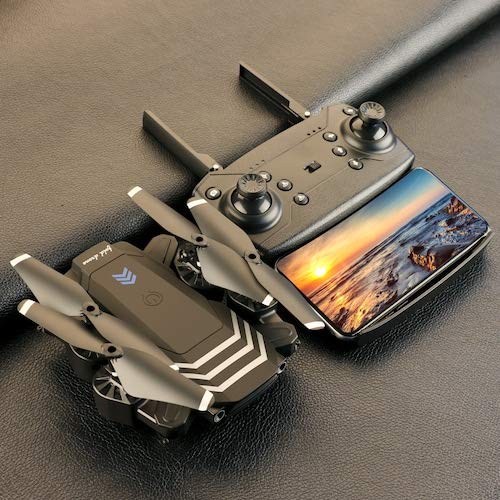 HaiMa Ls11 2.4Ghz Foldable Wi-Fi Fpv Rc Quadcopter Drone Con Modalità Di Attesa Della Fotocamera 4K Hd - 4K Con Borsa