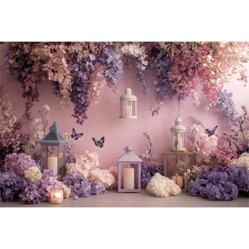 Toile de fond pour photographie de bébé YongFoto 2,1x1,5m, bannière de décoration de mariage fleurs
