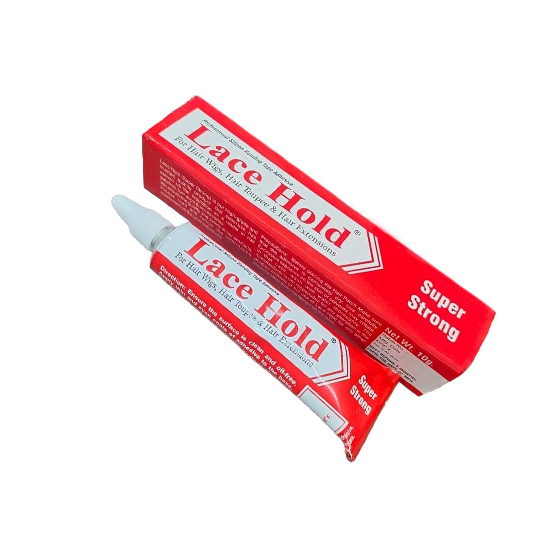Hairelle Hair Patch Glue Strong Hold for Men | Ultra Hold Toupee & Wig Adhesive | Waterproof Lace Wig Glue for Hair Patch, Hair System, Toupee & Men's Hair Replacement | Easy Application (10g)-image-40