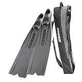 Cressi Men's Gara 3000 LD Long Distane Long Blade Diving Fins, 8-9 (with Bag)