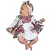 Produktbild Allence Kinder Baby Mädchen Kleidung Blume Gekräuselten Ärmel Party Hochzeit Prinzessin Kleider +1PC Haarband Set Zweiteiliger Anzug