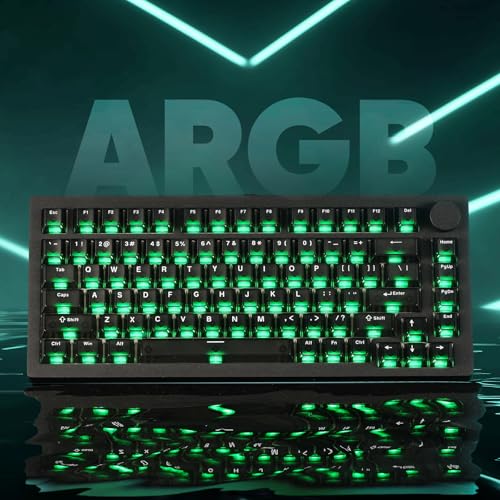 Image of MONSGEEK M1 V5 HE Rapid Trigger Gaming Keyboard Quick Release Aluminum Mechanical Keyboard, Black Transparent Astrolink Magnetic Switch