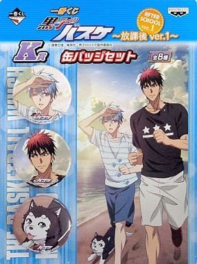 一番くじ 黒子のバスケ~放課後ver.1~K賞 缶バッジセット誠凛A(黒子・火神・テツヤ2号) 一番くじ 黒子のバスケ~放課後ver.1~K賞 缶バッジセット誠凛A(黒子・火神・テツヤ2号)