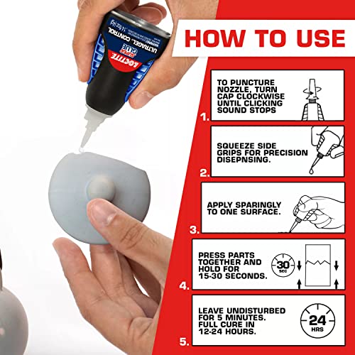 4 Gram Squeeze Bottle, pack of 6 by Loctite - Image 2