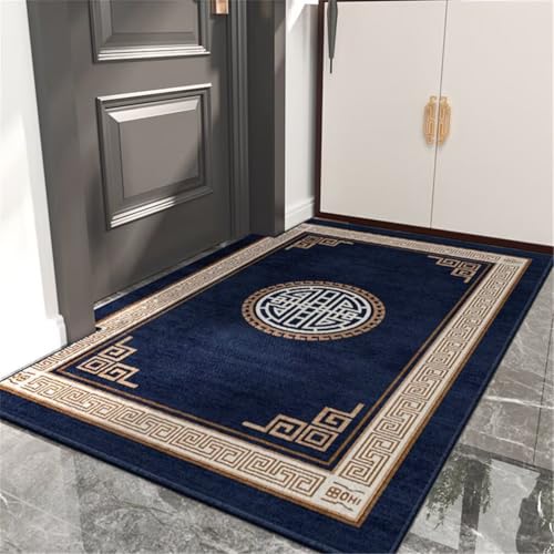 Tapis chambre ado garçon bleu 100x200cm résistant à l'usure