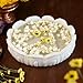 RITUALISTIC Padma Marble Urli | Urli for Flower Decoration | Marble Urli Bowl for Home Decoration | Kitchen Décor | Bowl for Decorations | Perfect for Festive Occasion & Valentine's day gift