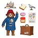 Paddington Bear Teddy Bear Paddington Movie Toys & Suitcase 8 Pc Set