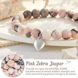 HGDEER Natural Stone Bracelet Sometimes Your Forget Youre Awesome Reminder Bracelets Best GIfts Ideas for Women with Quote Card