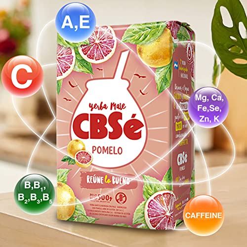 CBSé Yerba Maté avec Fruits Tropicaux 0.5 kg + CBSé Yerba Maté Pamplemousse 0.5 kg+échantillon (40g)| Boisson énergisante et tonique, riche en vitamines et antioxydants! – vue 8