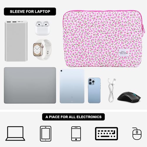 Funda para portátil floral de 13 pulgadas miniatura 4