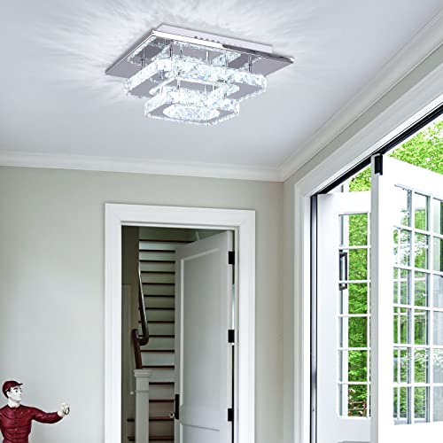 Cainjiazh Cool White LED Crystal Chandelier for Modern Spaces - Image 3